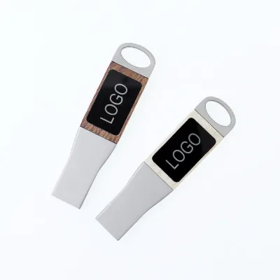 Custom Wooden 1gb 2gb 16gb 32gb 64gb 2.0 Promotion Bamboo Usb Flash Drive Keychain Mini Pendrive logo Thumb Memory Disk Storage