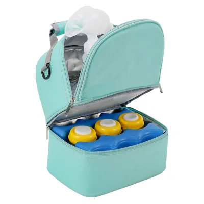 Mommy Bag Thermal Preservation Cooler Bag Portable Cooler Backpack Dual Compartment Breastmilk Storage Cooler Bag Insulated