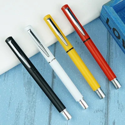 Custom Advertising Promotional Red Metal Roller Pen with Personalise Logo