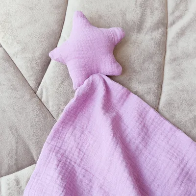 Manufacturer Newest Baby Blanket Cuddly Toy Custom Security Blanket Baby comfort Sleep Toy Hooded Blanket
