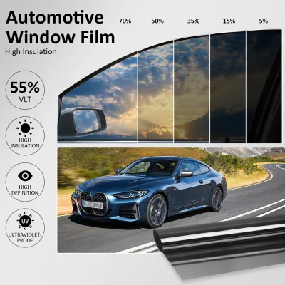 Top Quality Hd 50cm*3M Heat Resistant Privacy Protection Nano Ceramic Window Solar Film Carbon Car Window Tint Film
