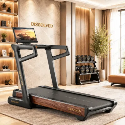 One Stop Smart Wood Gym Setup Best Commercial Gym Running Exercises Machines in Foshan Fitness Center Wooden Treadmill