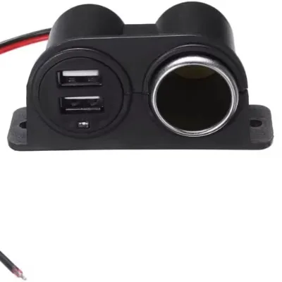 Usb Ports Socket DC 5V Double 3.1A Charger Built-In Camper Adapter Cars Car Recessed Port Charger Plug Multi E8P9