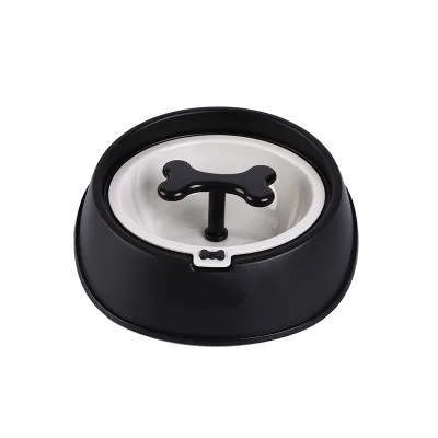 Easy Clean Eating Food Water Pet Dog Slow Feeder Bowls Eco Friendly