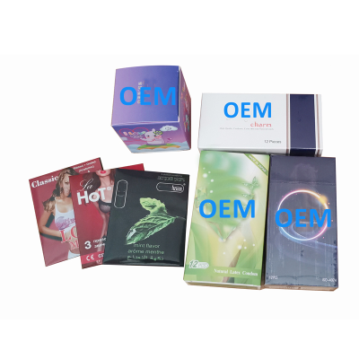 ORIENTMED Wholesale Condoms Delay Ejaculation Particle Penis Sleeve Condom for Men