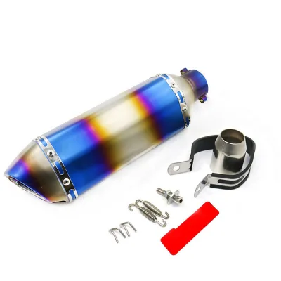 Motorcycle Exhaust Pipe Muffler Stainless Steel Rear Exhaust Muffler for 2019 Suzuki Satria F150 Exhaust System