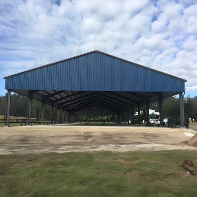 Strong Steel Structure Horse Riding Arena Big Clear Span Horse Dressage Performance