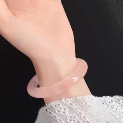 Wedding Bangle Hot Selling Women Jewelry Rose Quartz Bangle Crystal Bracelets for Women