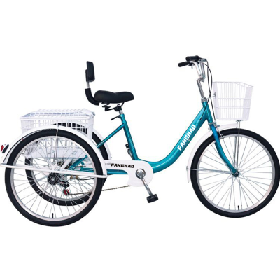 China Factory Hot Sales Tribike Bicycle V Brake Cheap Tricycle Adult Tricycle Bike/tricycle Cargobike/cargo Tricycle Bike