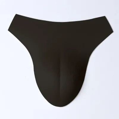 Underwear Insert Pad & Crotch Protector for Cross-Dressing Solid Color Hidden Penis Concealer Simulated Transgender Genital Pads