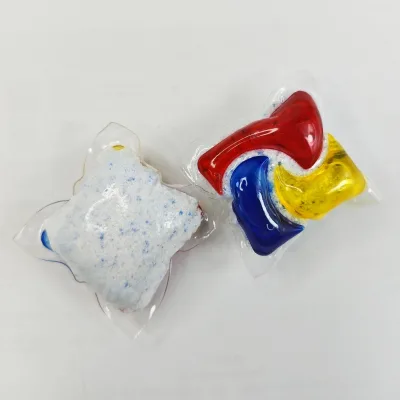 Family Kitchen Dish Washer Detergent Liquid Bead 5 in 1 Dish Washing Pods Capsules No Residue Plate Cleaning Dishwasher Pods