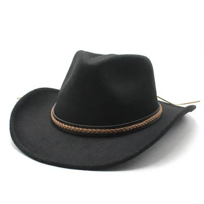 High Quality Unisex Custom Fashion Decorated Wide Brim Fedora Hats