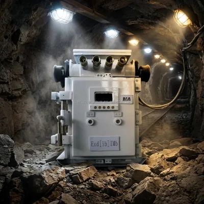 Explosion-Proof Vacuum Conveyor Feeder Switch Box with Emergency Stop Button for Hazardous Gas Area