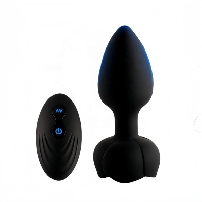 Custom Butt Plug for Men Vibrating Butt Plug Light up Butt Plug with Remote Control