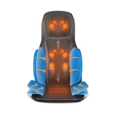 New Upgraded Shiatsu Back Massager Home Office Use Massage Cushion Heated 3D Body Air Compression One Button Start 1 Year