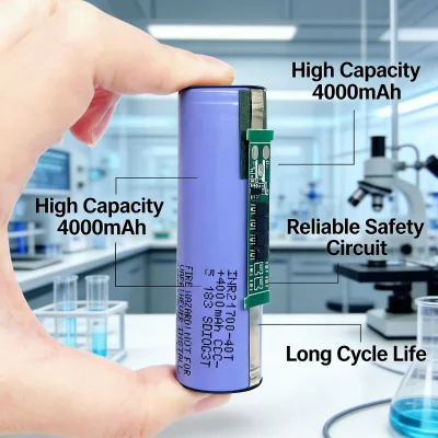 Energy Efficient 21700 4000mAh 3.6V Rechargeable Battery For Digital Audio Recorder Lithium ion Battery Price