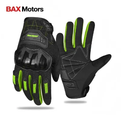Top-Tier High-Vis Motorcycle Riding Gloves Guantes Moto 3-Layer Composite Fabric Wear Resistant Large Stock Bulk Discount