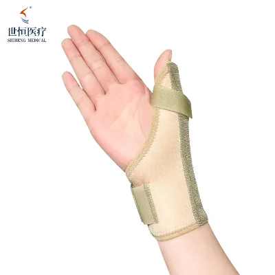 Thumb Tendon Sheath Wrist Guard with Finger Fixation Strap Protective Gear Splint for Hand Fitness Safety Mother's Wrist Support