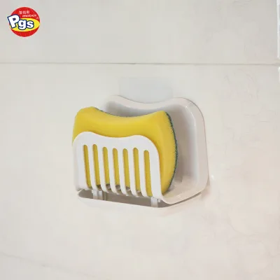 Removable Sponge Holder Plastic Kitchen Sponge Holder Bathroom Holder