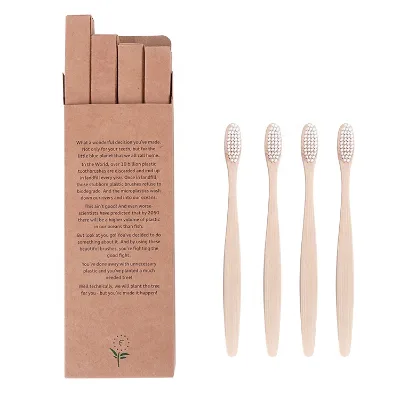 Zhijian Hot Selling Biodegradable Manufacturer BSCI FSC Approved Eco Friendly Bamboo Toothbrush with Custom logo