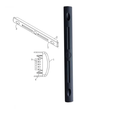 19 Inch 1U Tooless Mounting Network Rack Cabinet Plastic Blank Panel Blind Panel