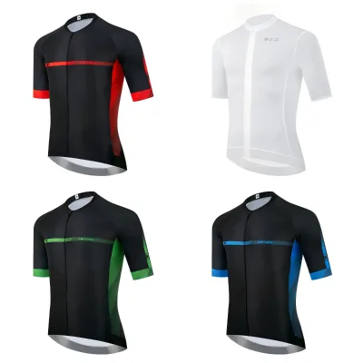 High-End Cycling Suit Top Lightweight Reversible Seamless Laminated Zipper Pockets Breathable Quick-Drying Bicycling Jerseys OEM