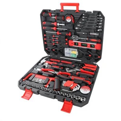 Factory Direct Sales 328-Piece Household Auto Repair Universal Ratchet Screwdriver Set Manual Socket Hardware Toolbox Tape