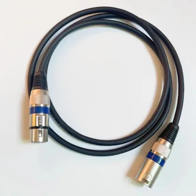 Customize Coloured XLR Cable Male to Female OFC Audio Foil+Braided Shielded For Microphone Mixer Amplifier 1m 2m 3m 5m 10m