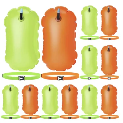 Yuanfeg Orange Green White Floating Dry Bag Waterproof Inflatable PVC Material with Belt Swimming Buoy
