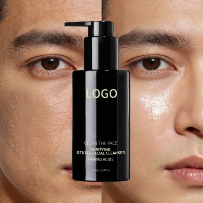 OEM Deep Cleansing Organic Facial Salicylic Acid Cleanser Korean Face Wash for Men Face Cleanser