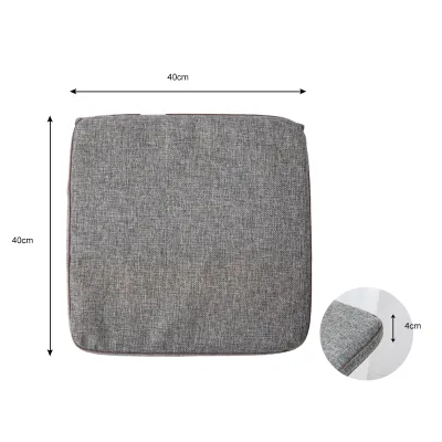 Wholesale 40x40 Memory Foam Chair Mat Cushion Pet and Bamboo Material Washable for Outdoor and Office Home Seating for Chairs