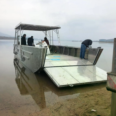 50ft Barge Boat Aluminum 5083 Landing Craft Luxury Ship for Cargo Transport Hot Sale