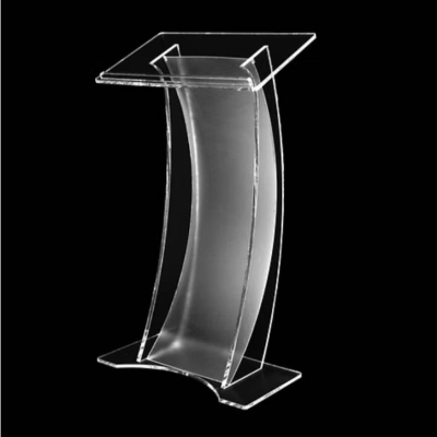 Clear Acrylic Lucite Podium Pulpit Lectern