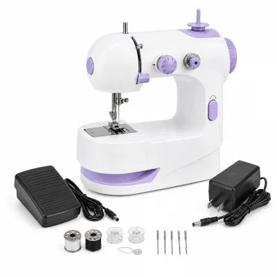 Cross Border Ecommerce Mini Sewing Machine Pack with Retail Box and Basic Accessories for Online Sellers and Retail Supply