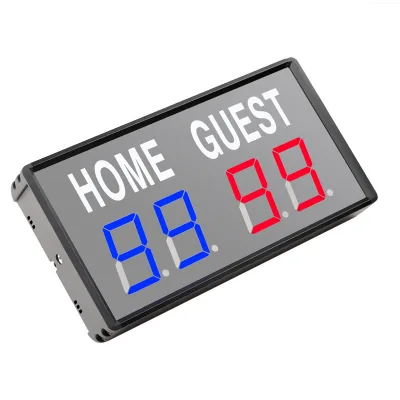 Portable Pickleball LED Scoreboard, Multifunctional Aluminum Alloy, Wireless Remote Control Suitable for Various Sports Venues