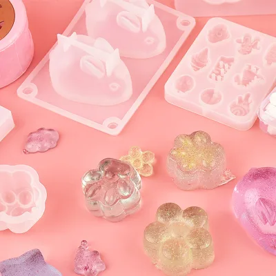 Guka Female Full Set DIY Fire Paint Seal Mars Seal Head Wax Particles Fluffy Slime Material-Fluffy Jelly Wax Pinch for Pinch!