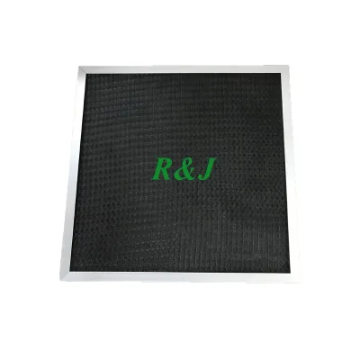 Reusable Panel Filter Coarse Filter Galvanized Aluminum G1 G2 G4 G4 Polyester Mat Filter Media Pad Activated Carbon for AHU