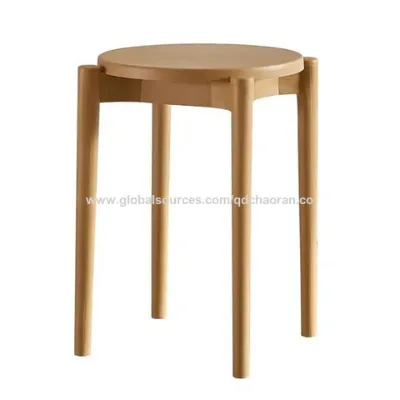Modern simple design dining stool Wood frame dining chairs OEM/ODM