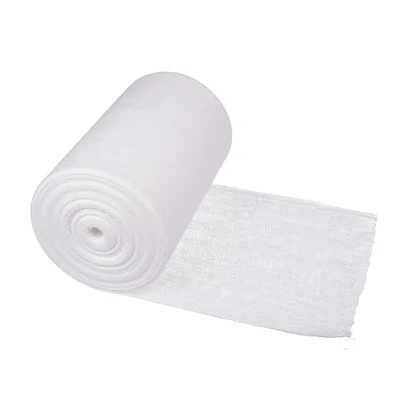 High Quality Medical Hospital Use X-ray Detectable Thread Softness Absorbent 100% Pure Cotton Jumbo 90cm X 100m Gauze Roll
