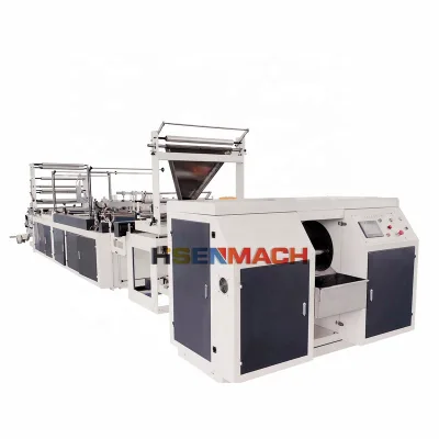 Full Automatic Sealing and Cutting String Ribbon Plastic Roll Garbage Stringing Bag Making Machine