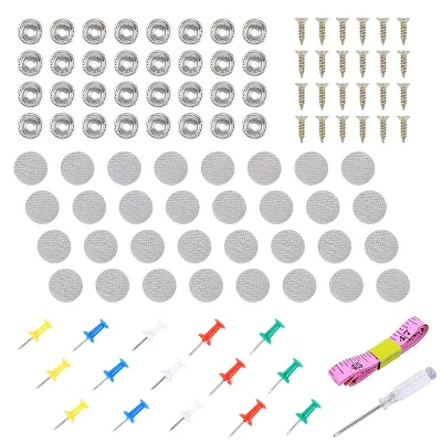 60pcs Car Roof Repair Rivets Button Retainer Roof Flannelette Fixed Buckle