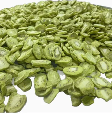 Wholesale Sweet Freeze-Dried Kiwifruit Slices Preserved Bulk Snacks-12 Months Shelf Life