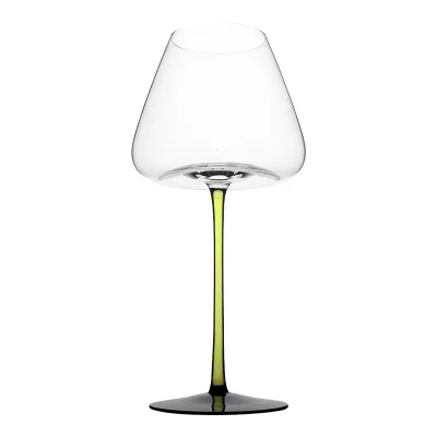 Luxury Crystal Highball Glass Custom Color Transparent Dishwasher Safe American Style Stemmed for Wine Red Wine Business Gifts