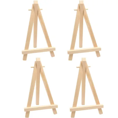 Mini Natural Wood Display Easel for Canvas Paintings Weddings Business Cards Photos Crafts Display