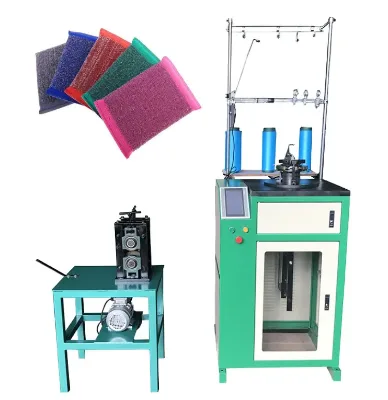 Deou 220V Sponge Scourer Pad Knitting Machine With 7-9M/H Output for Sponge Scourer Pad Production Line
