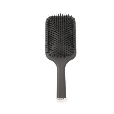 Customized Logo Plastic Paddle Hair Brush Detangling Anti-static Customized Color Large Square Massage Comb Home Use