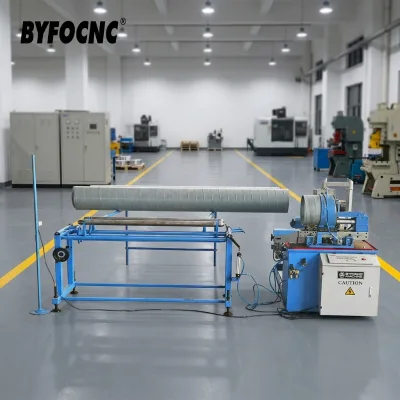 BYFO Automatic Pipe Production 1600 Spiral Pipe Line Making Manufacturing Spiral Duct Forming Machine