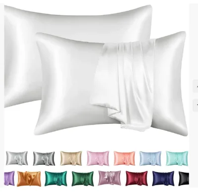 Factory Wholesale 100% Mulberry Silk Pillowcase 16/19/22 Momme OEKO Certified Luxury Silk Pillow Cover With Gift Box CustomLogo