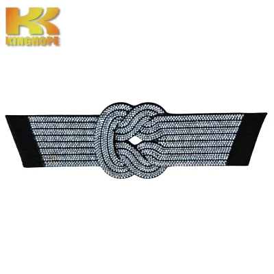 Lucky Custom Rhinestone Appliques Rhinestone Patches for Shoe Decoration Crystal Applique for Shoe