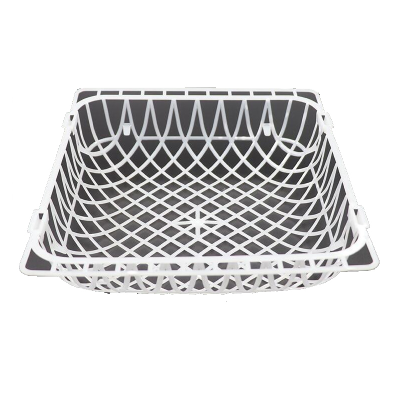 Hot Sale square Shape Plastic Pigeons Mesh Nest Pigeon Cage Egg Nest Sturdy Pigeon Lay Egg Nest (White)